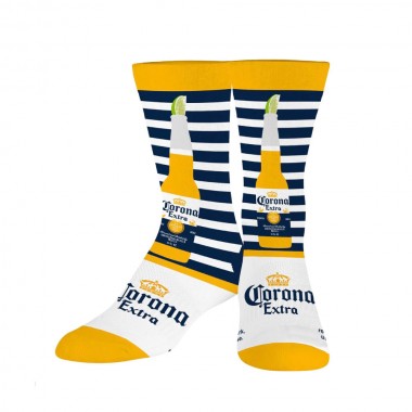 ODD SOX X CORONA EXTRA STRIPES CREW SOCKS