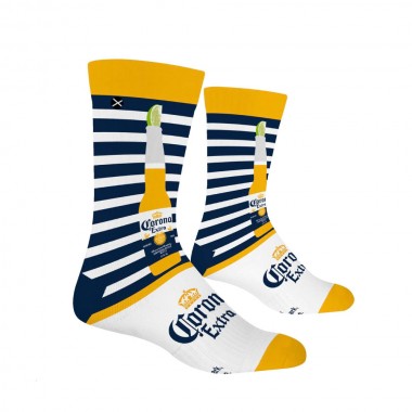 ODD SOX X CORONA EXTRA STRIPES CREW SOCKS