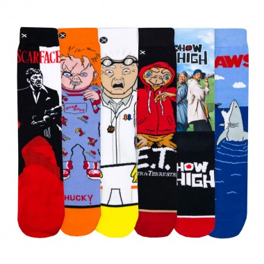 ODD SOX TV GIFT BOX 12 PACK CREW SOCKS