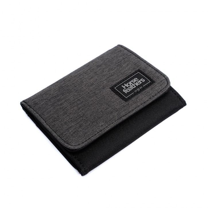 HORSEFEATHERS WARD WALLET HEATHER ANTHRACITE