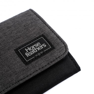 HORSEFEATHERS WARD WALLET HEATHER ANTHRACITE