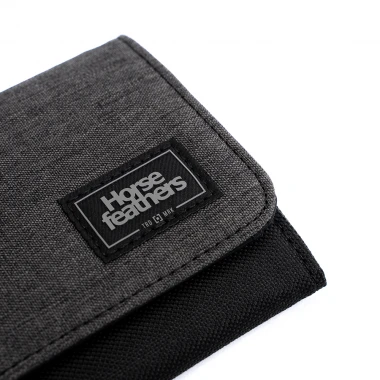 HORSEFEATHERS WARD WALLET HEATHER ANTHRACITE