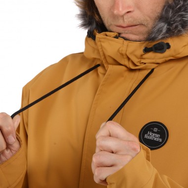 HORSEFEATHERS GRIFFEN JACKET SPRUCE YELLOW