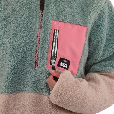HORSEFEATHERS ELVIRA FLEECE SWEATSHIRT W FROSTY GREEN