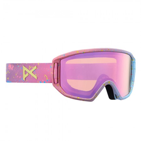 ANON RELAPSE KIDS GOGGLES + MFI FACE MASK SPLAT/PINK AMBER