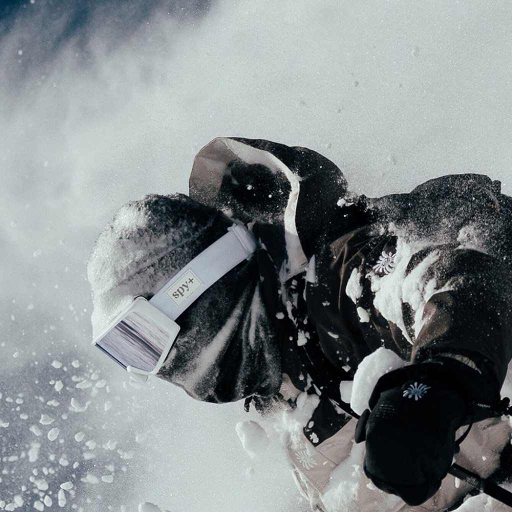 SPY MEGALITH SNOW GOGGLES WHITE IR/BRONZE PLATINUM MIRROR