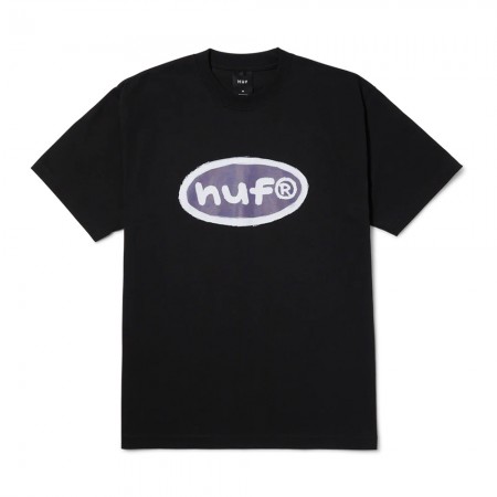 HUF PENCILLED IN T-SHIRT BLACK
