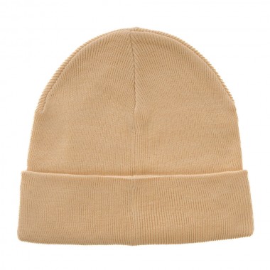 BEE UNUSUAL MONOCHROME BEANIE BEIGE