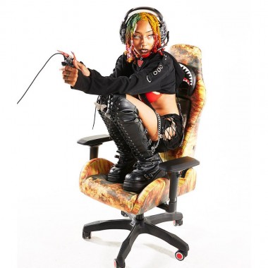 SPRAYGROUND FIRE CAMO GAMING CHAIR