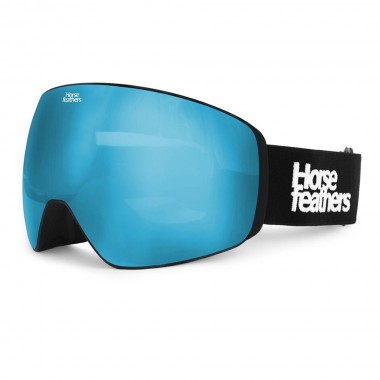 HORSEFEATHERS SCOUT SNOW GOGGLES BLACK/MIRROR BLUE