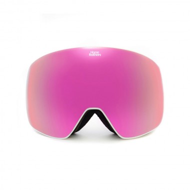 HORSEFEATHERS SCOUT SNOW GOGGLES WHITE/MIRROR PINK