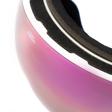 HORSEFEATHERS SCOUT SNOW GOGGLES WHITE/MIRROR PINK