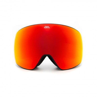HORSEFEATHERS SCOUT SNOW GOGGLES BLACK/MIRROR RED