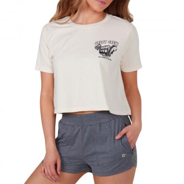SALTY CREW SHAKA CROP W TEE BONE