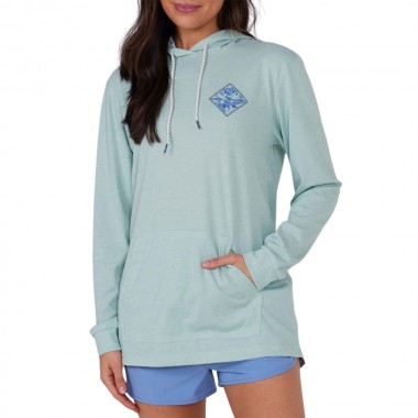 SALTY CREW TIPPET FILL HOODED TECH W TEE JADE