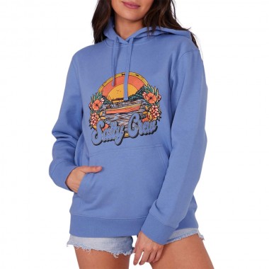 SALTY CREW ON VACATION W HOODIE BLUE DUSK