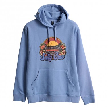 SALTY CREW ON VACATION W HOODIE BLUE DUSK