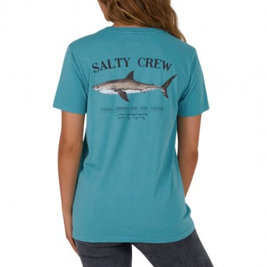 SALTY CREW BRUCE BOYFRIEND W TEE SEA GREEN