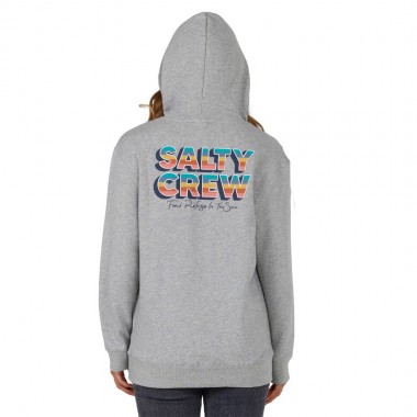 SALTY CREW SUMMERTIME W HOODIE ATHLETIC HEATHER