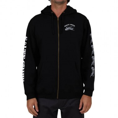 SALTY CREW KAMIKAZE ZIP HOODIE BLACK