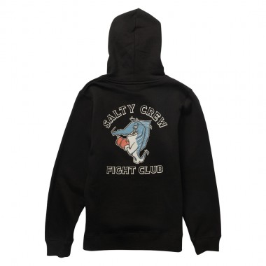 SALTY CREW FIGHT CLUB BOYS HOODIE BLACK