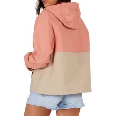 SALTY CREW MAINSAIL W ANORAK JACKET TERRACOTTA/SAND DUNE