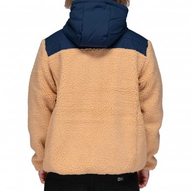 SALTY CREW KODIAK HIGH PILE SHERPA JACKET NATURAL