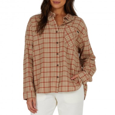 SALTY CREW SHORE BREAK W FLANNEL SHIRT SAND DUNE