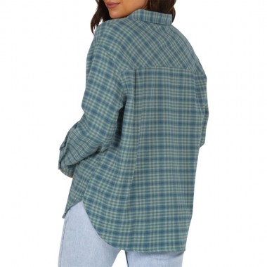 SALTY CREW SHORE BREAK W FLANNEL SHIRT SAGE