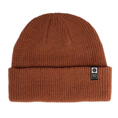 SALTY CREW ALPHA BEANIE BRICK RED