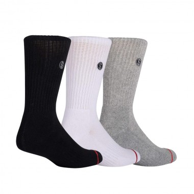 SALTY CREW LINE UP 3 SOCK PACK ASSORTED