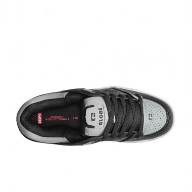 GLOBE FUSION SHOES BLACK/STEEL/WHITE