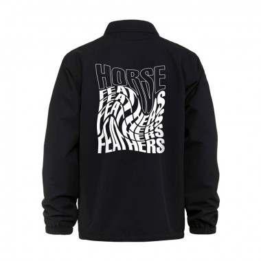HORSEFEATHERS CHUCK JACKET DISTORT