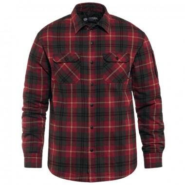 HORSEFEATHERS DOUGH INSULATED L/S SHIRT REDWOOD