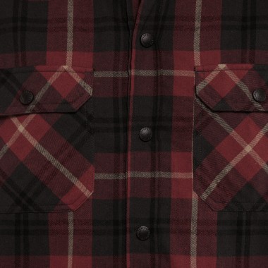 HORSEFEATHERS DOUGH L/S SHIRT REDWOOD