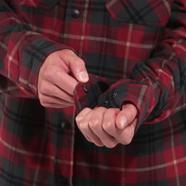HORSEFEATHERS DOUGH L/S SHIRT REDWOOD