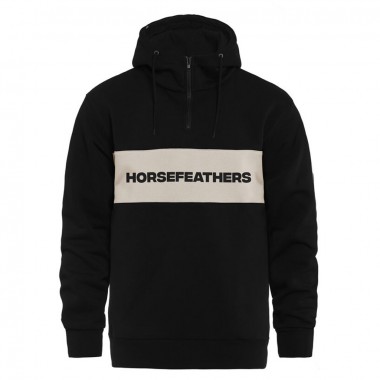 HORSEFEATHERS FULTON HOODIE BLACK
