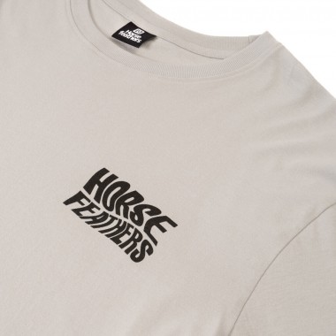 HORSEFEATHERS DISTORT LS T-SHIRT CEMENT