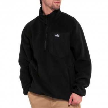 HORSEFEATHERS DARKO PULLOVER FLEECE BLACK