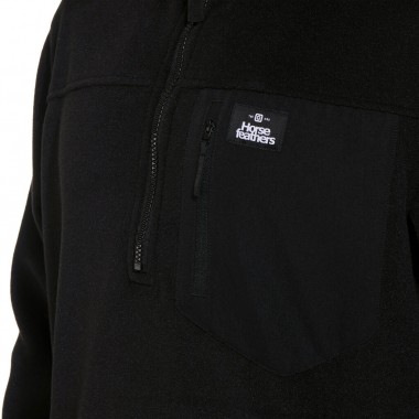 HORSEFEATHERS DARKO PULLOVER FLEECE BLACK