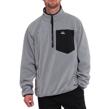 HORSEFEATHERS DARKO PULLOVER FLEECE MIRAGE GRAY