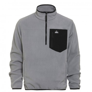 HORSEFEATHERS DARKO PULLOVER FLEECE MIRAGE GRAY