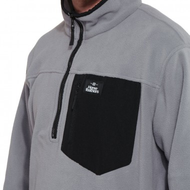 HORSEFEATHERS DARKO PULLOVER FLEECE MIRAGE GRAY