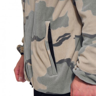 HORSEFEATHERS DARKO ZIP FLEECE DESERT CAMO
