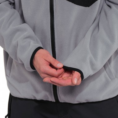 HORSEFEATHERS DARKO ZIP FLEECE MIRAGE GRAY