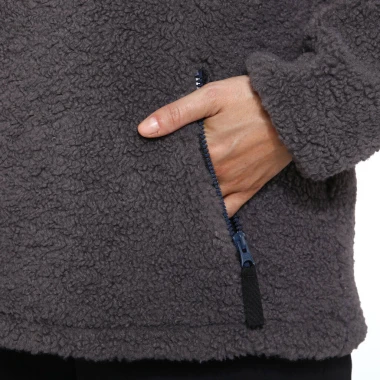 HORSEFEATHERS ELVIRA FLEECE SWEATSHIRT W IRIS