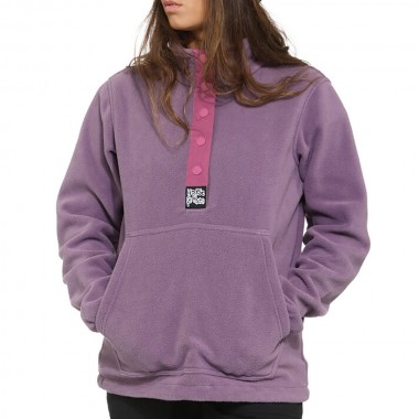 HORSEFEATHERS MELIA FLEECE SWEATSHIRT W LIGHT GRAPE