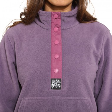 HORSEFEATHERS MELIA FLEECE SWEATSHIRT W LIGHT GRAPE