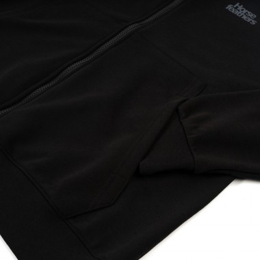 HORSEFEATHERS IMAI ZIP HOODIE BLACK