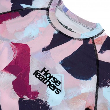 HORSEFEATHERS MIRRA THERMAL TOP ABSTRACT PRINT